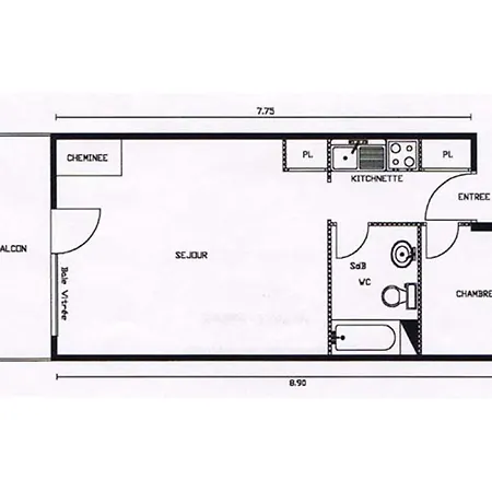 Cozy A Pour 5 Pers, Animaux Admis - Fr-1-818-45 Apartament